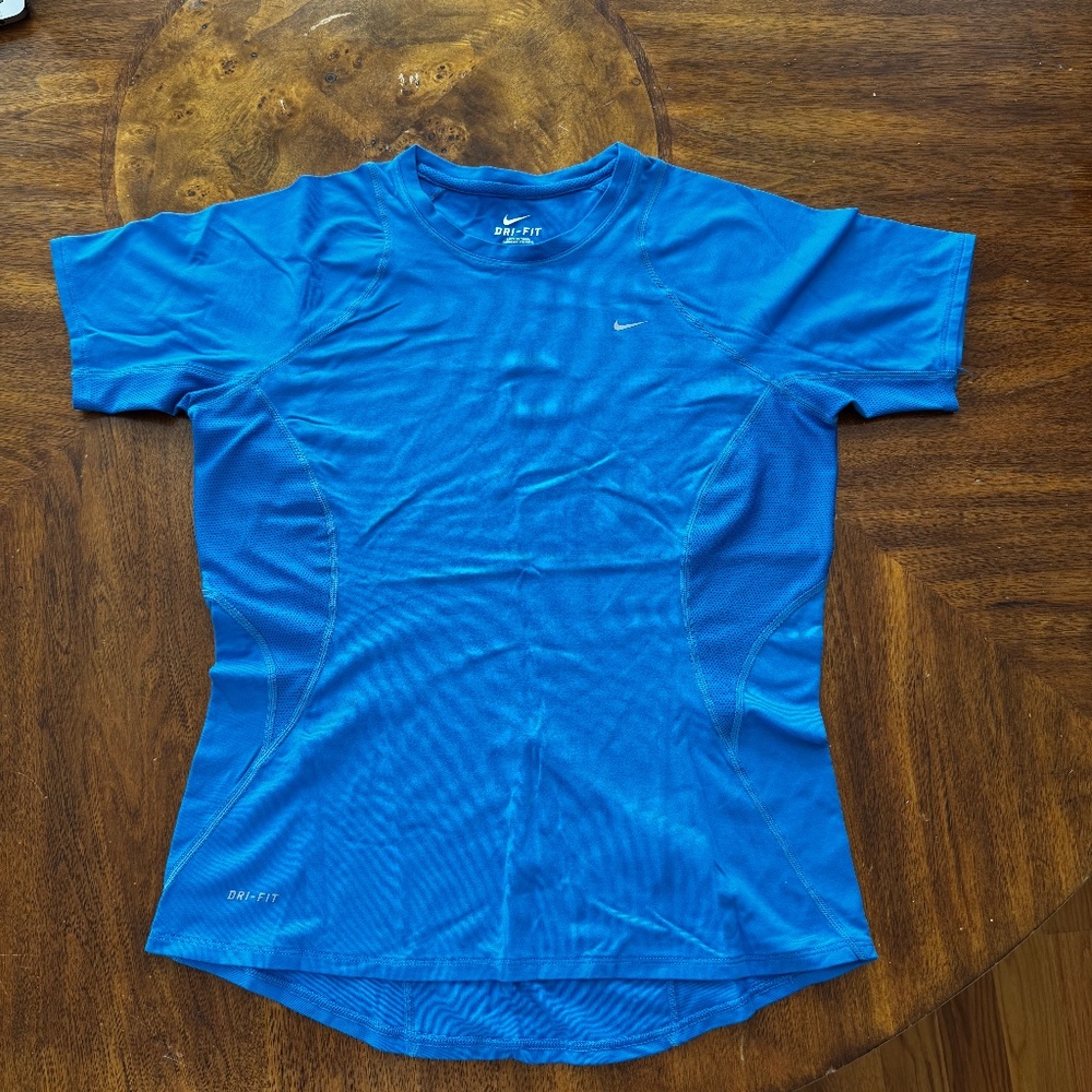 Nike women’s Dri-Fit tshirt- size S- blue